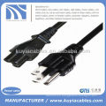 Cable de adaptador de alimentación de CA de 3-Prong para LCD Laptop 6FT 6 pies negro